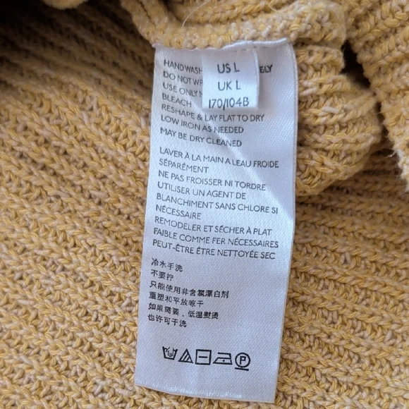 FP Beach Yellow Knit Sweater Short Sleeves - Picture 4 of 7